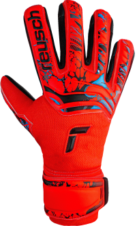 Reusch Attrakt Grip Evolution 5370825 3333 black red front